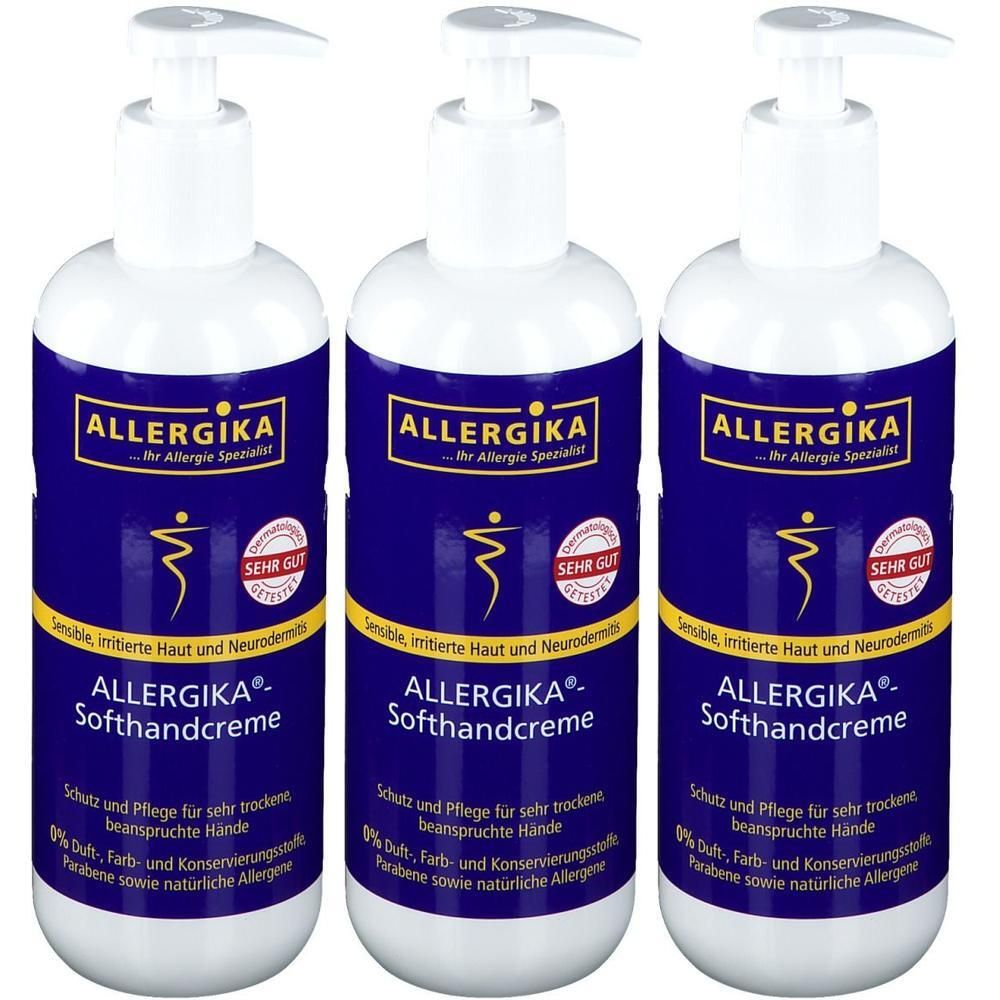 Allergika Softhandcreme Spenderflasche x3 3x500 ml Creme