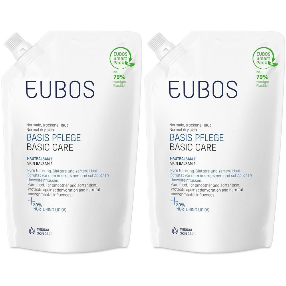Eubos Hautbalsam F Lotio Nachfüllbeutel x2 2x400 ml Lotion