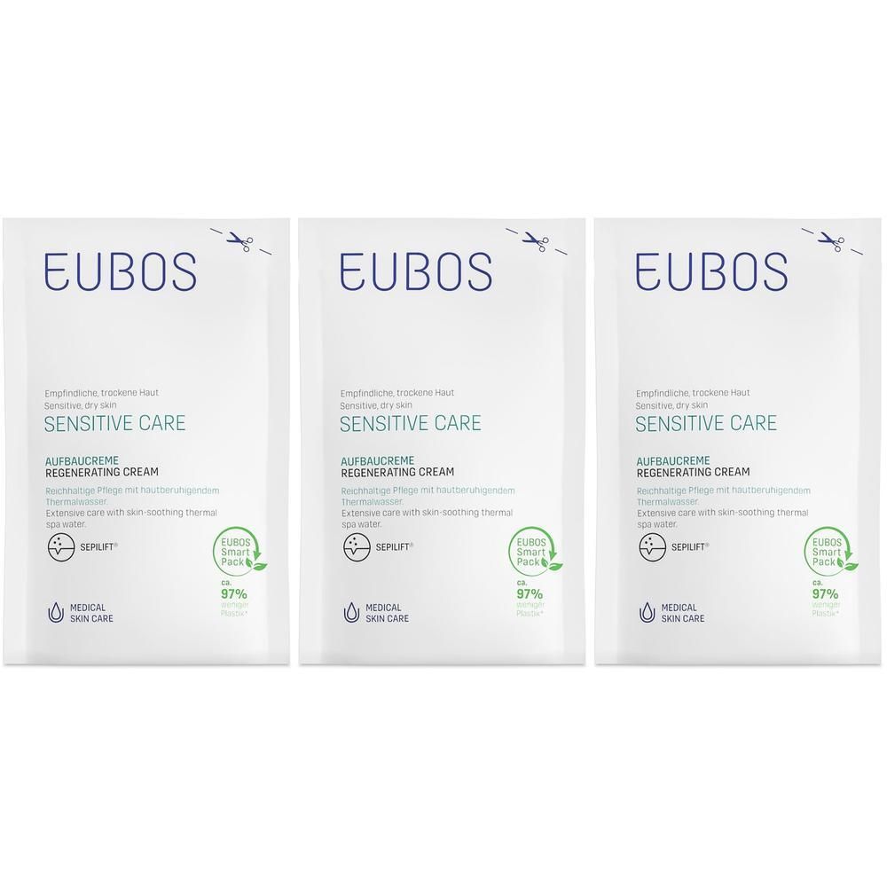 Eubos Sensitive Aufbaucreme Nachfüllbeutel x3 3x50 ml Creme