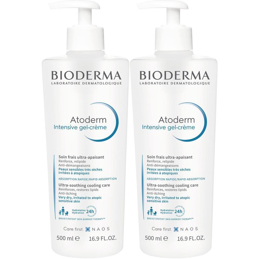 Bioderma Atoderm Intensive Gel-Creme x2 2x500 ml Gel