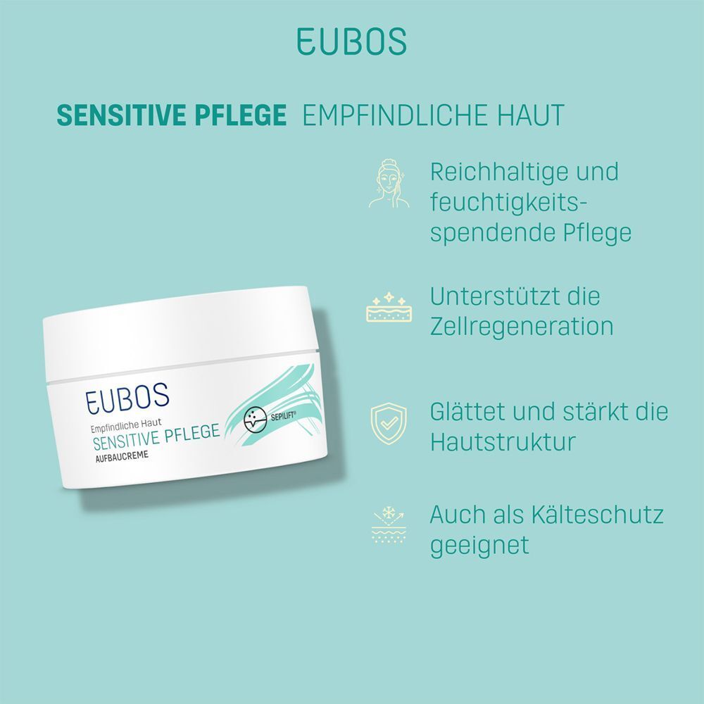 EUBOS Sensitive Pflege Aufbaucreme für trockene & empfindliche Haut Nachtpflege