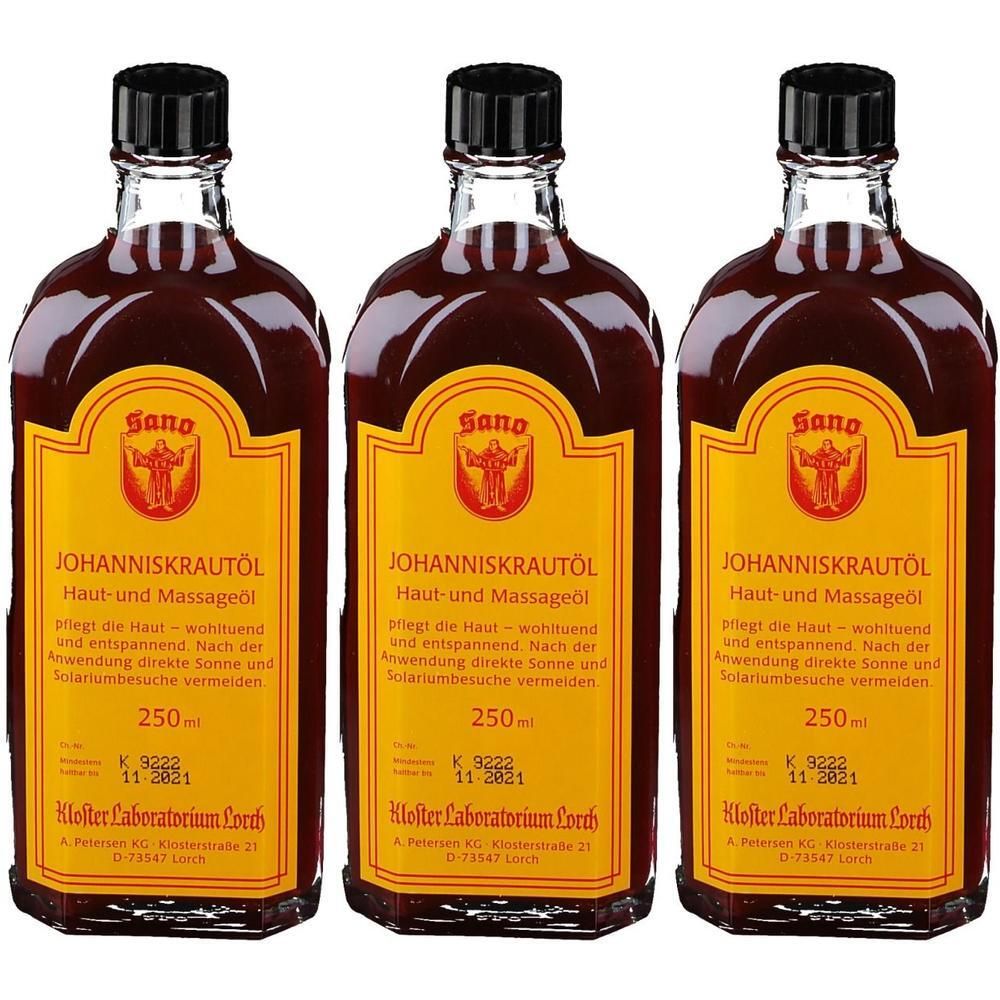 Sano Johanniskrautöl x3 3x250 ml Öl