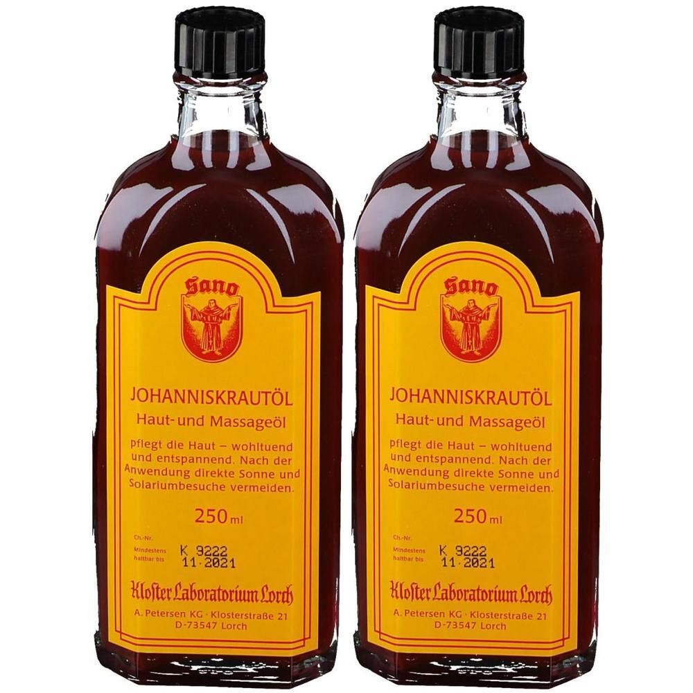Sano Johanniskrautöl x2 2x250 ml Öl