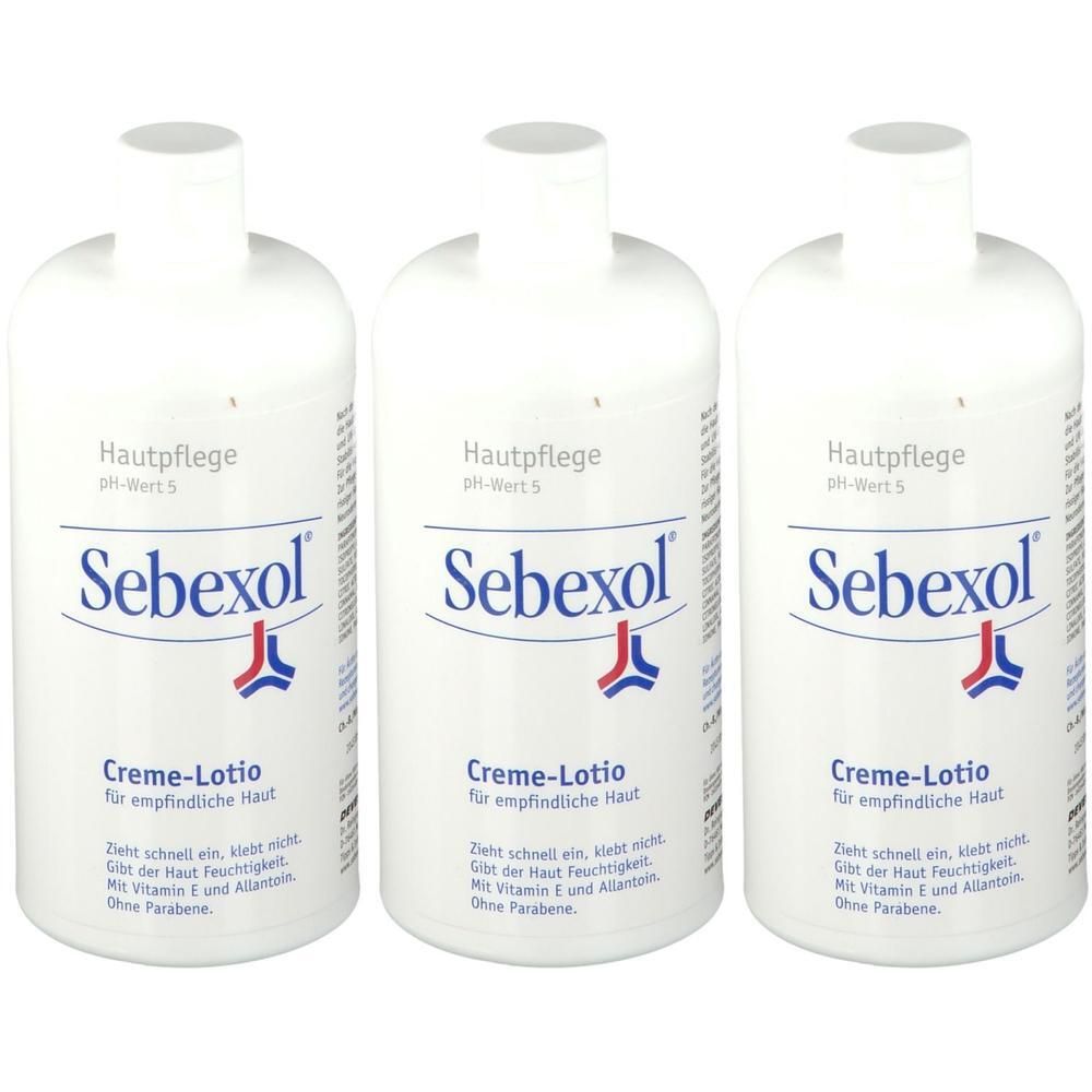 Sebexol Creme Lotio x3 3x500 ml Lotion