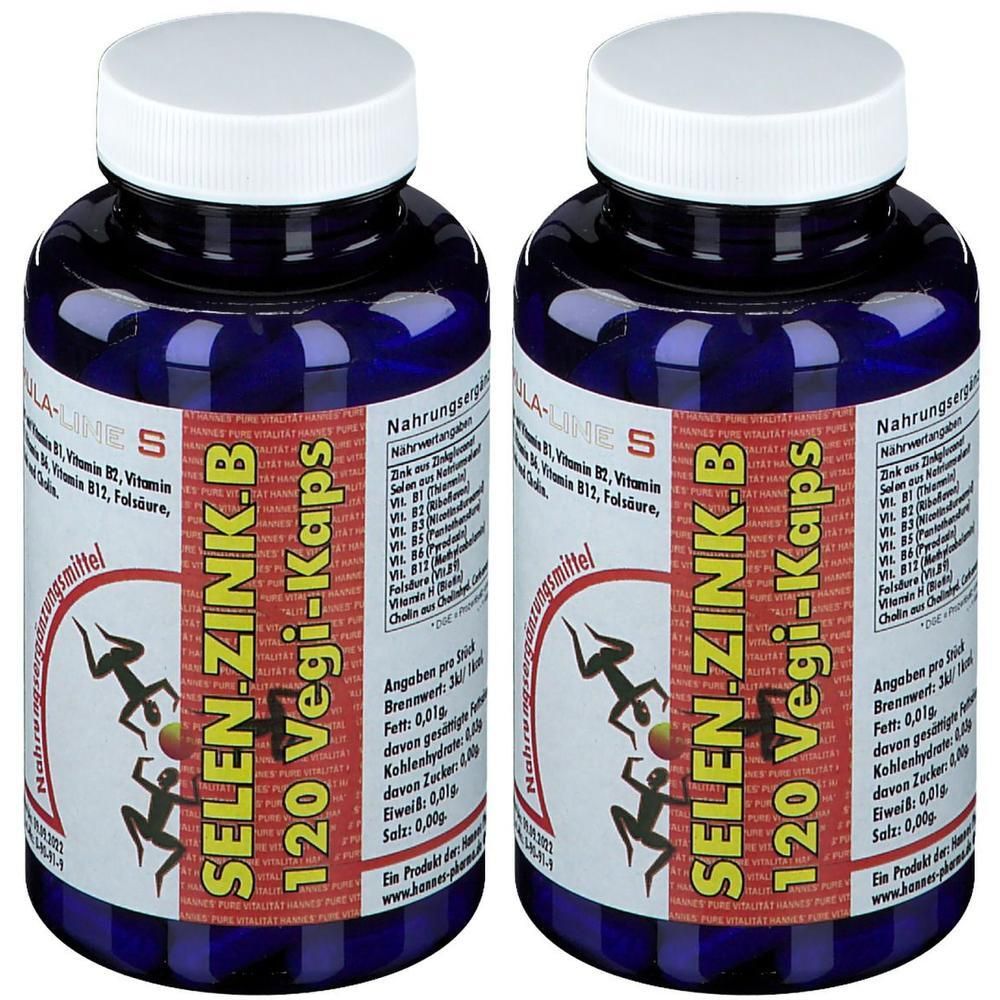 Selen Zink Vit.B Komplex Vegi-Kaps 480 mg x2 2x120 St Kapseln