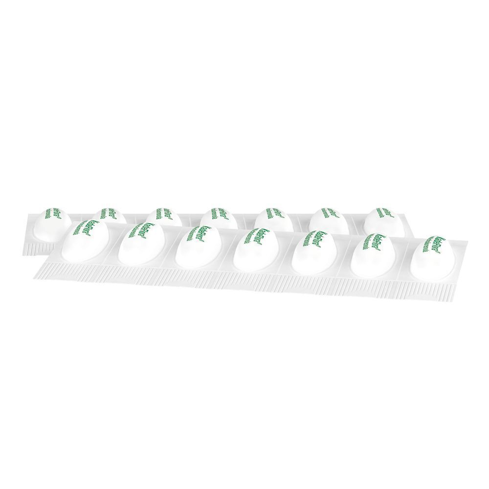 Blisterpackung mit 14 KadeFlora Milchsäureovula, einzeln verpackt.