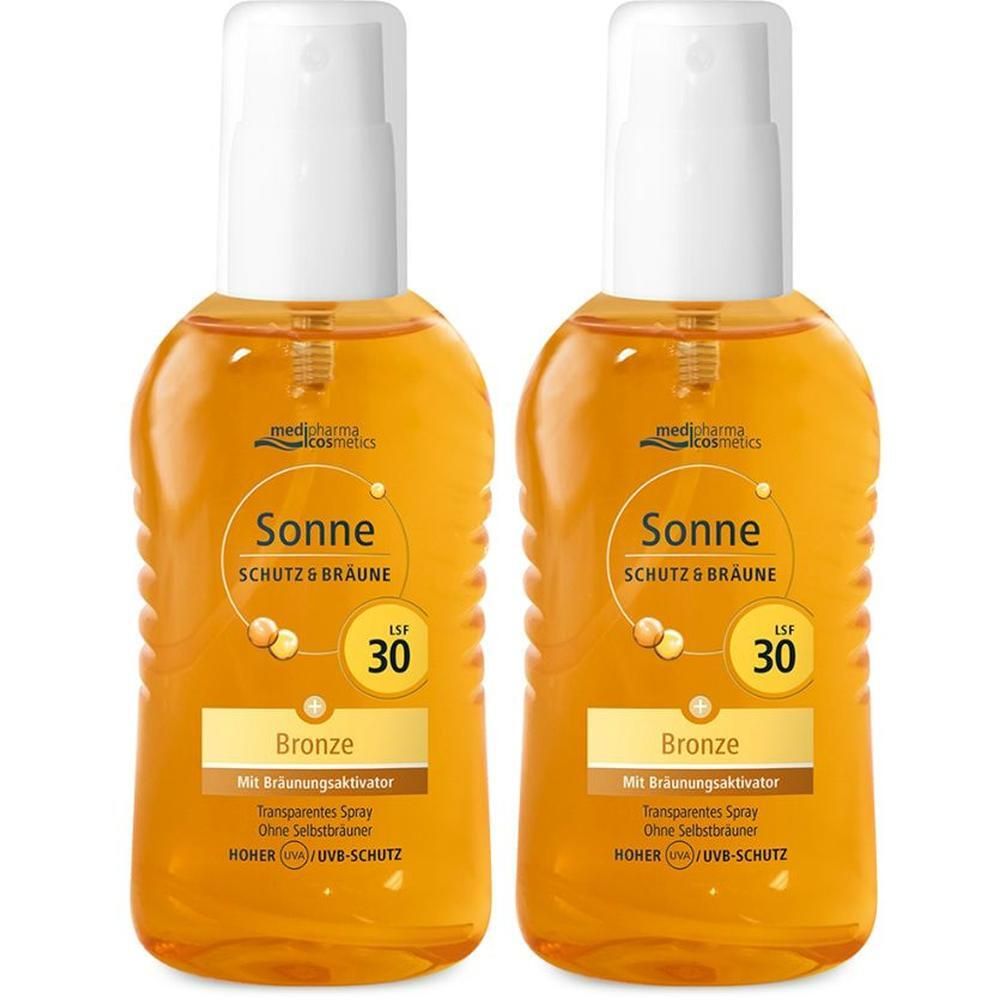 Sonne Schutz & Bräune Spray bronze LSF 30 x2 2x200 ml