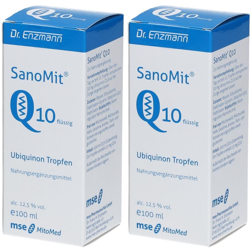 Sanomit Q10 flüssig x2 2x100 ml Tropfen