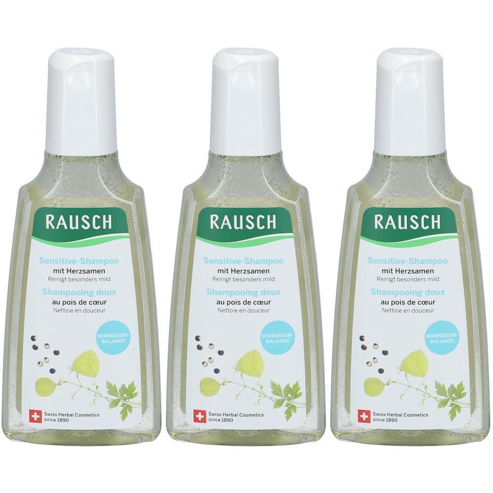 Rausch Sensitive-Shampoo mit Herzsamen x3 3x200 ml Shampoo