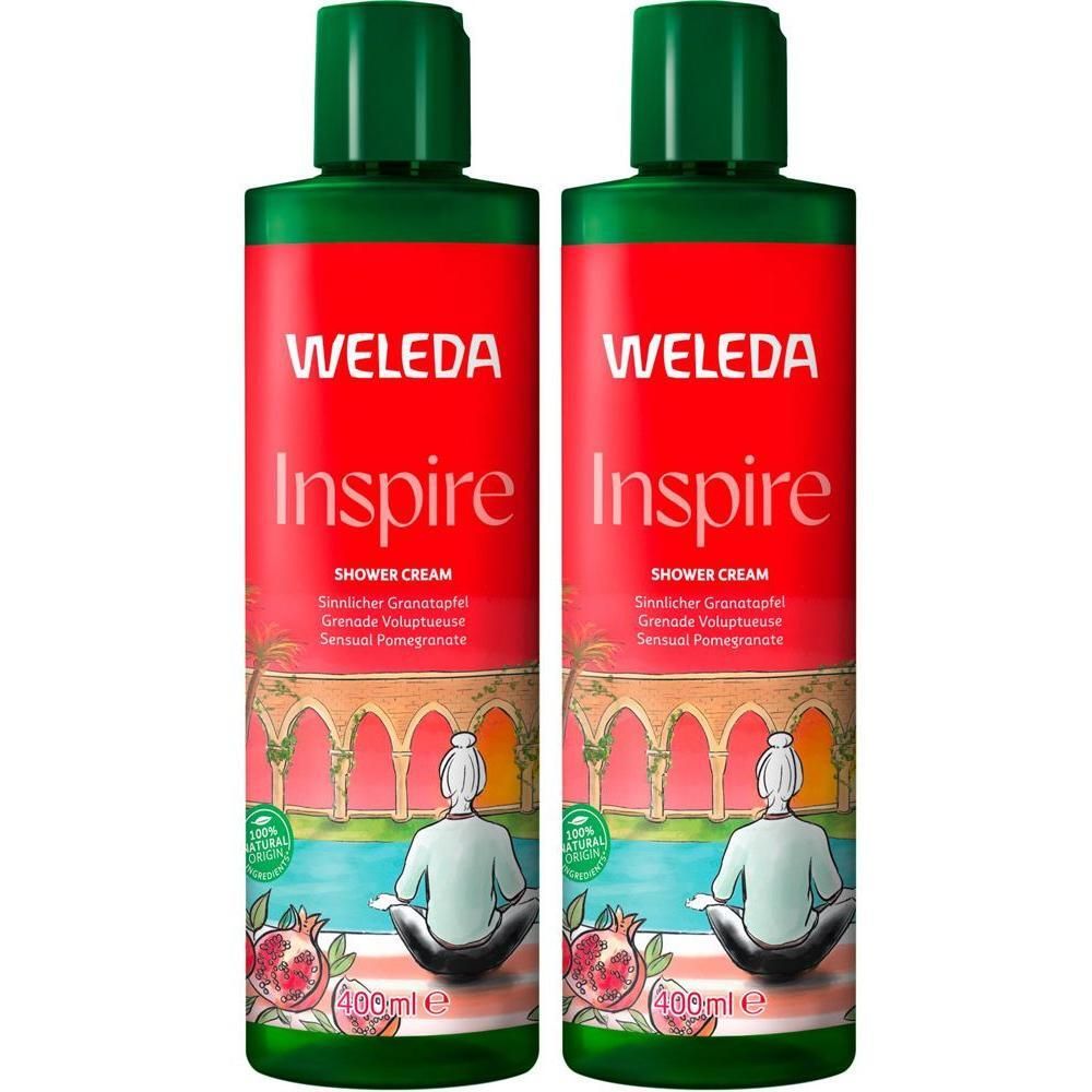 Weleda Inspire Shower Cream Granatapfel x2 2x400 ml Duschgel