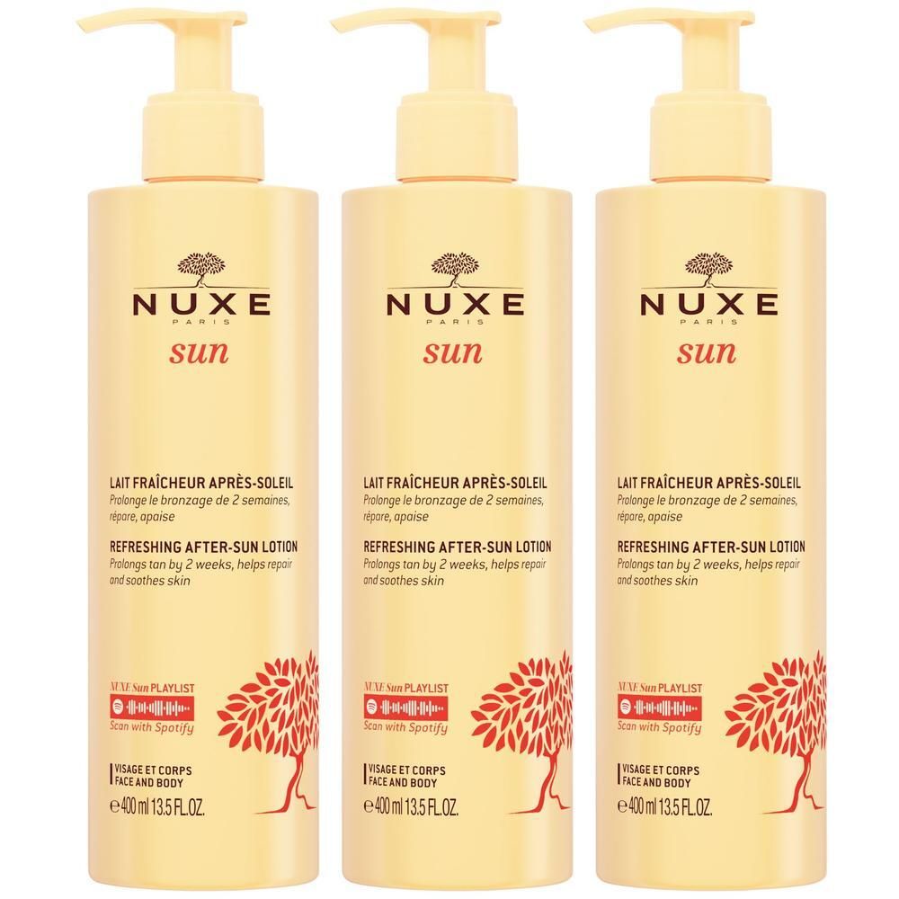 Nuxe Sun After Milch Gesicht & Körper x3 3x400 ml Lotion