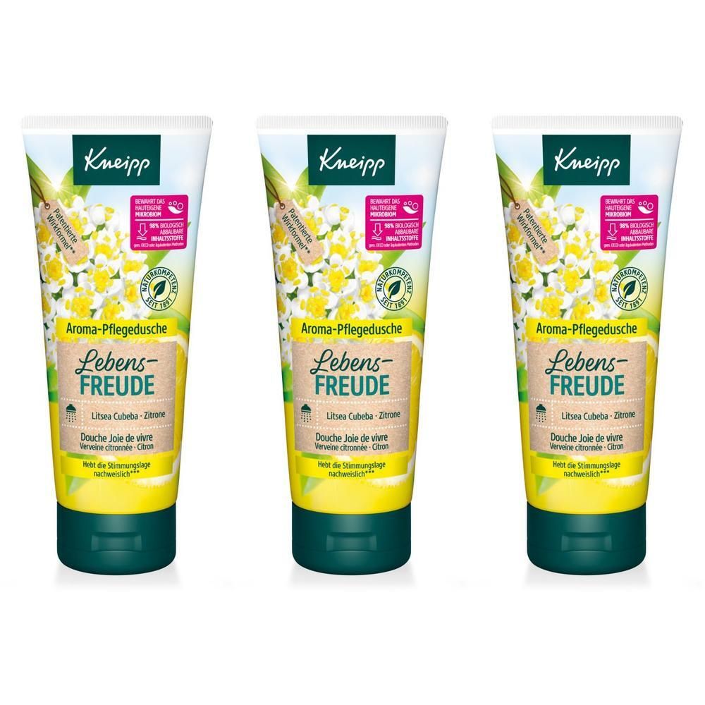 Kneipp Aroma-Pflegedusche Lebensfreude x3 3x200 ml Duschgel