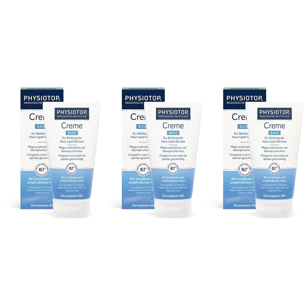 Physiotop Basis Creme x3 3x150 ml