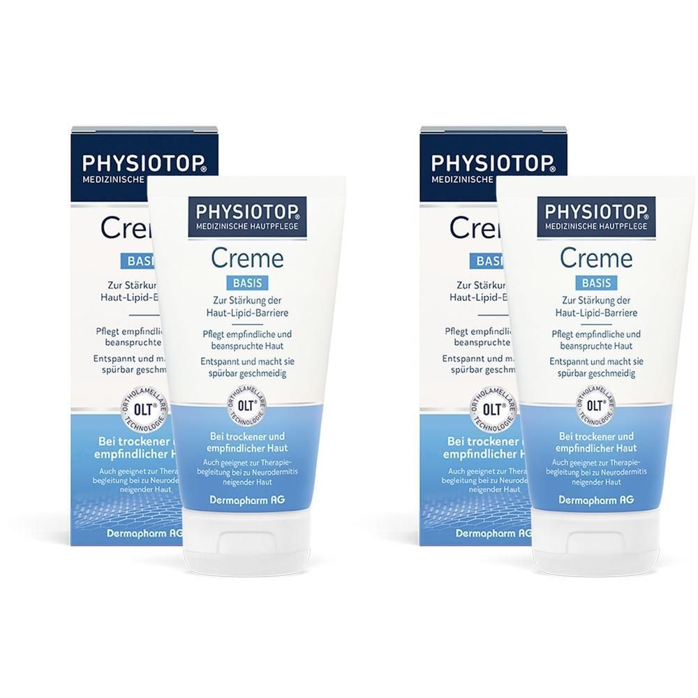 Physiotop Basis Creme x2 2x150 ml