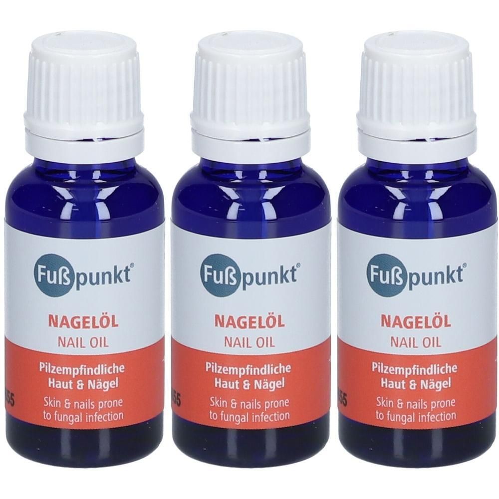 Fusspunkt Nagelöl x3 3x20 ml Öl