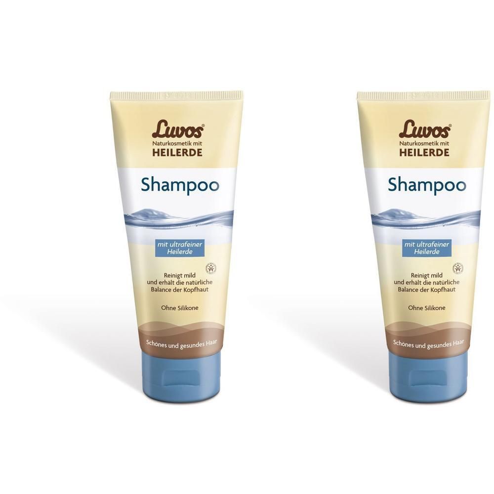 Luvos Naturkosmetik mit Heilerde Haarshampoo x2 2x200 ml Shampoo