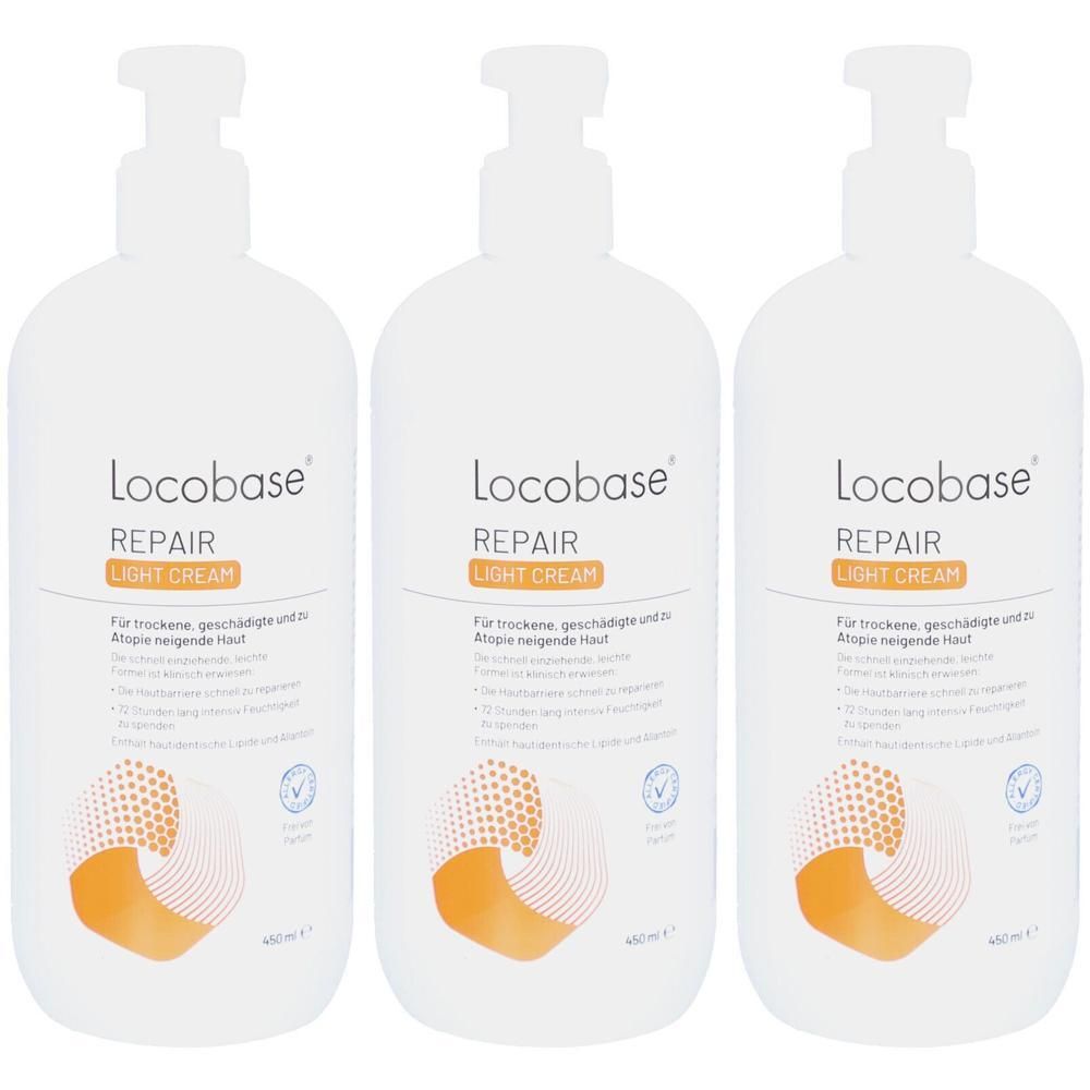 Locobase Repair light Creme x3 3x450 ml