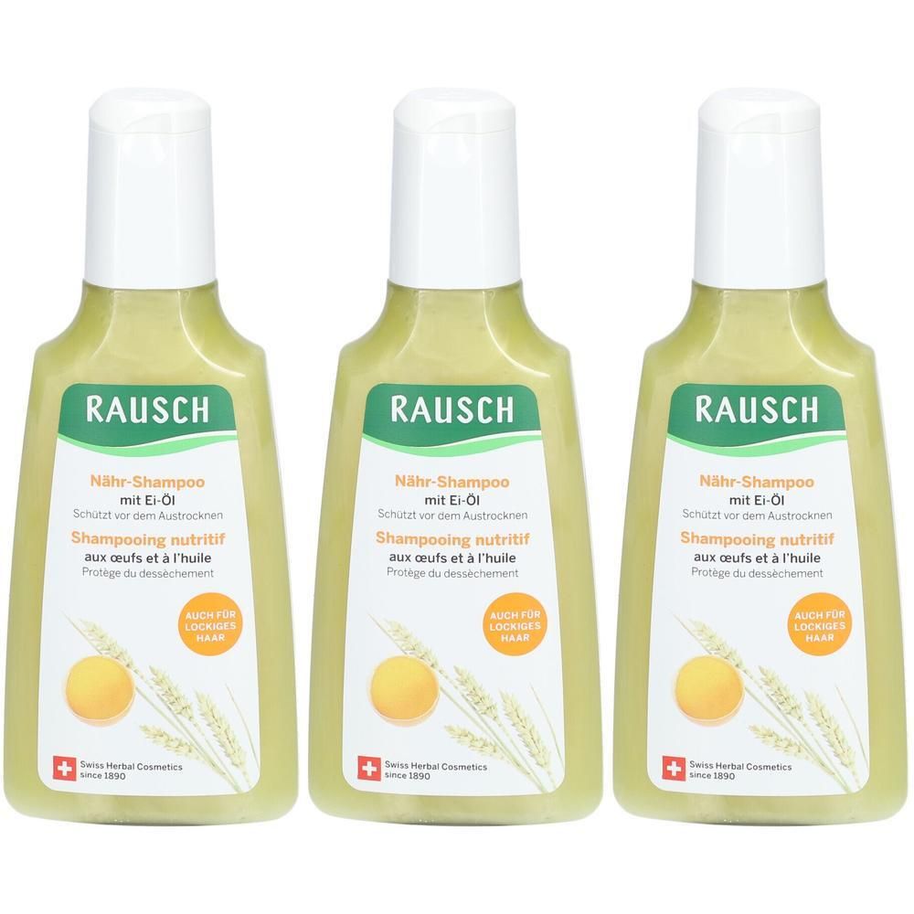 Rausch Nähr-Shampoo mit Ei-Öl x3 3x200 ml Shampoo