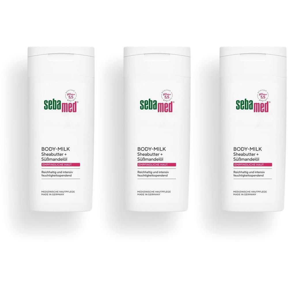 Sebamed Body Milk x3 3x200 ml Creme