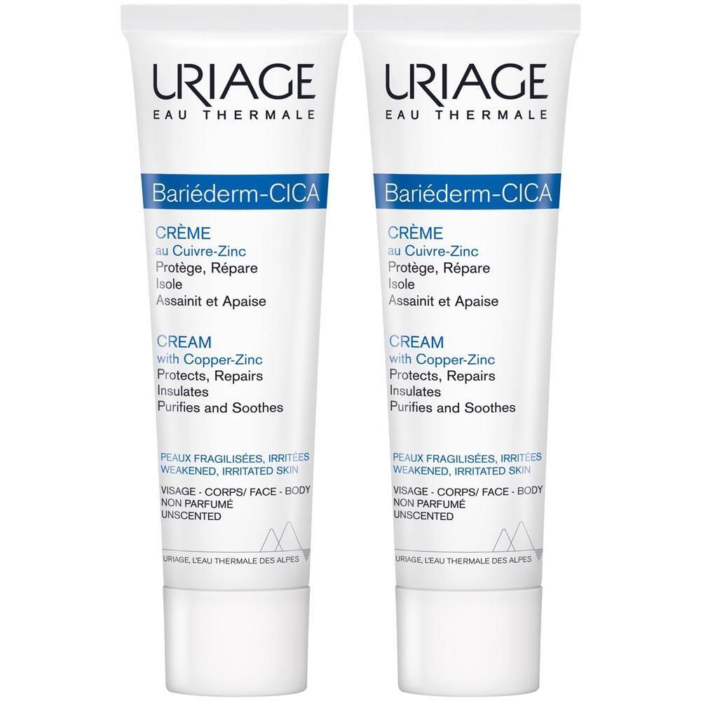 Uriage Bariederm-Cica Creme mit Kupfer-Zink x2 2x100 ml