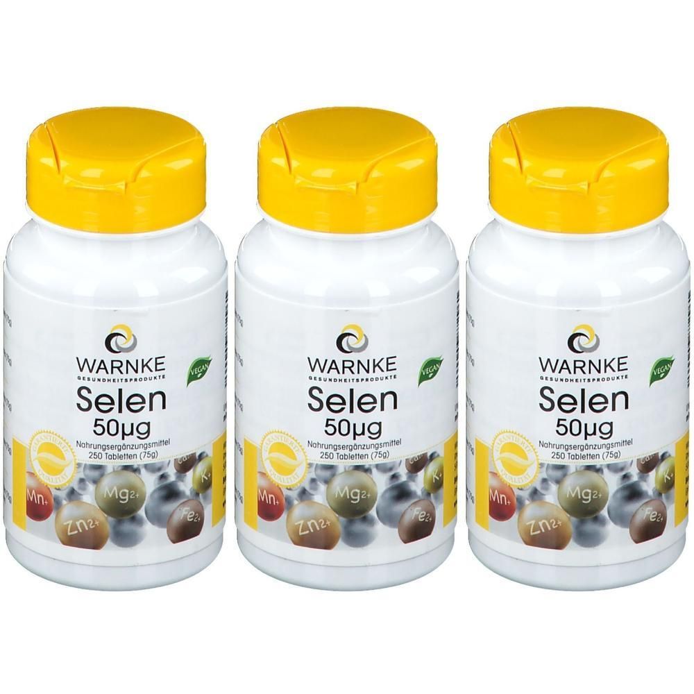 Selen 50 µg Tabletten x3 3x250 St