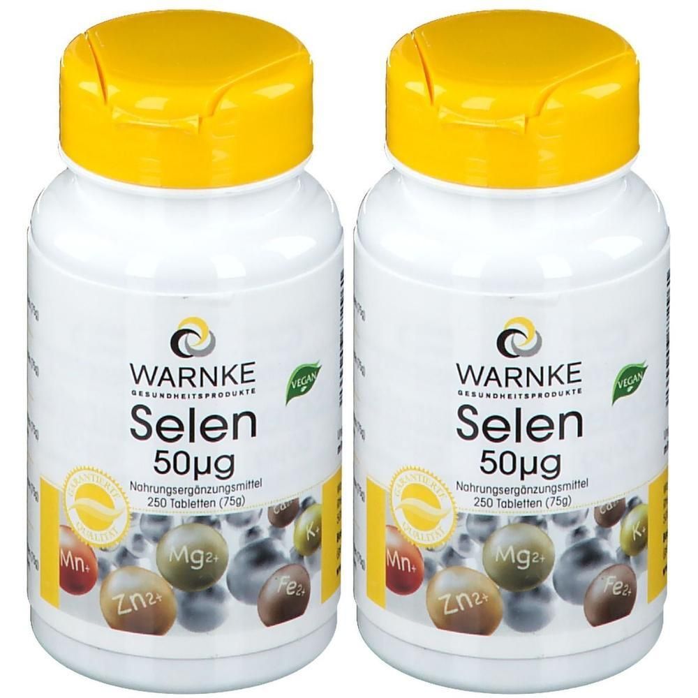 Selen 50 µg Tabletten x2 2x250 St