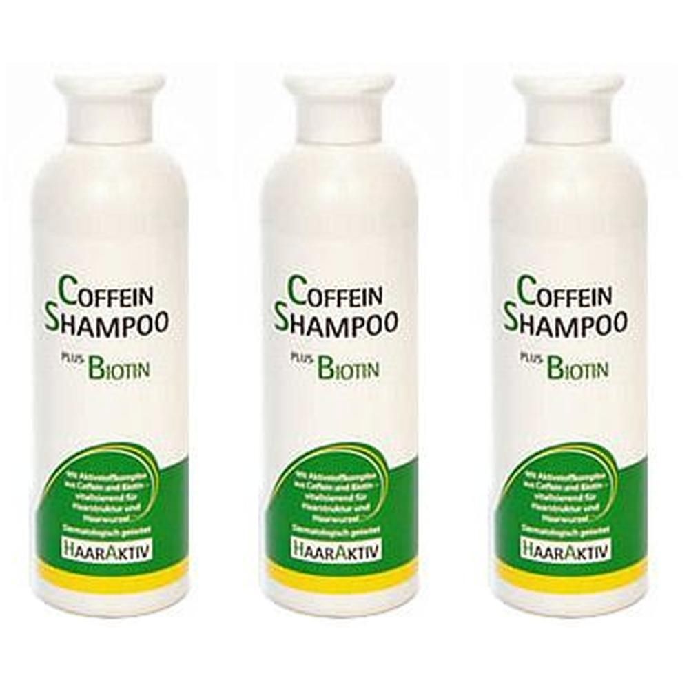 Coffein SHAMPOO+Biotin x3 3x250 ml Shampoo
