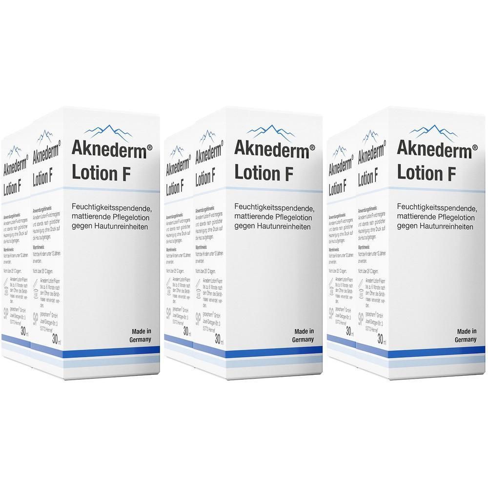 Aknederm Lotion F x3 3x2x30 ml