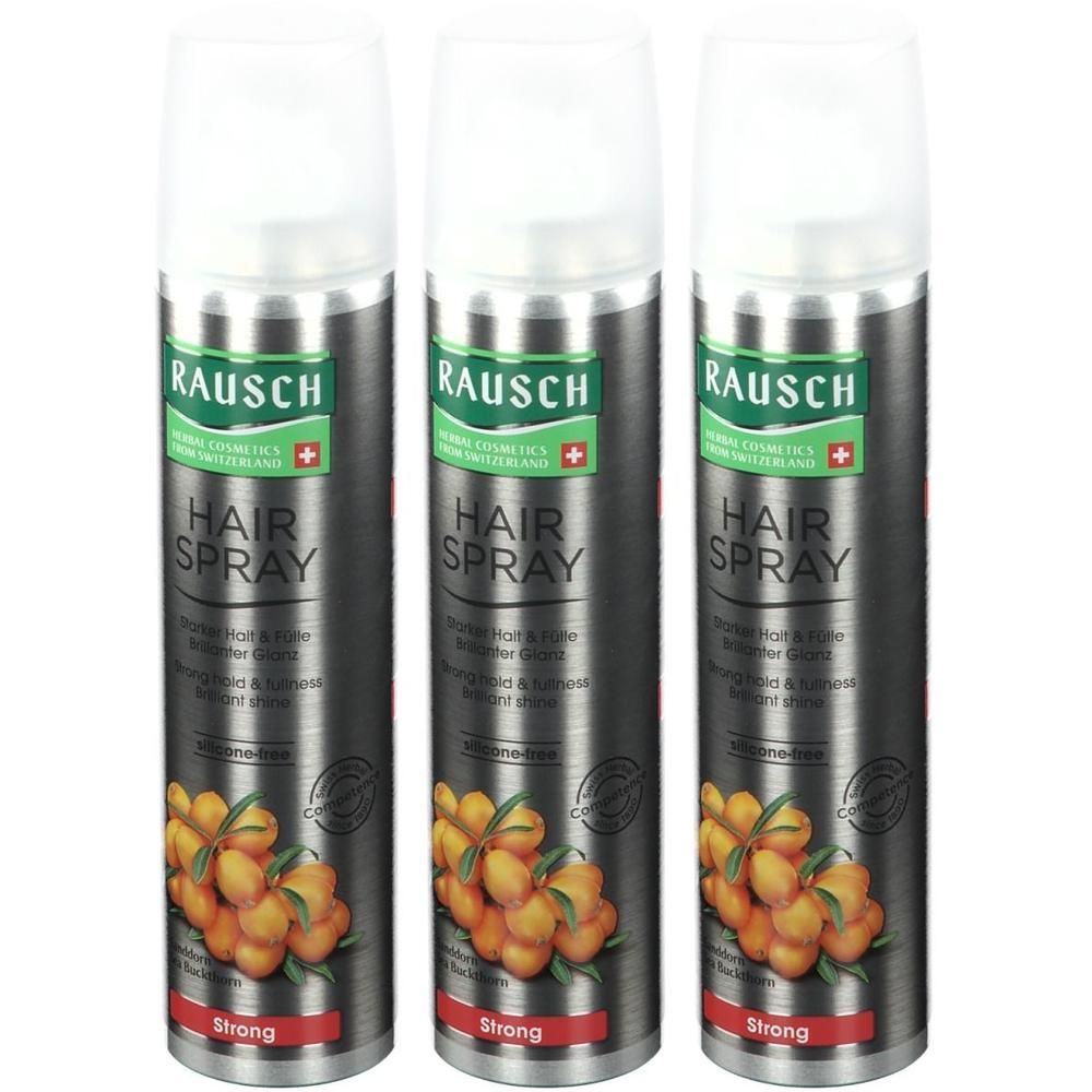 Rausch Hairspray strong Aerosol x3 3x250 ml Spray