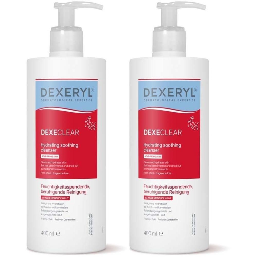 Dexeryl Dexeclear Reinigung feuchtigkeitsspendend x2 2x400 ml Gel