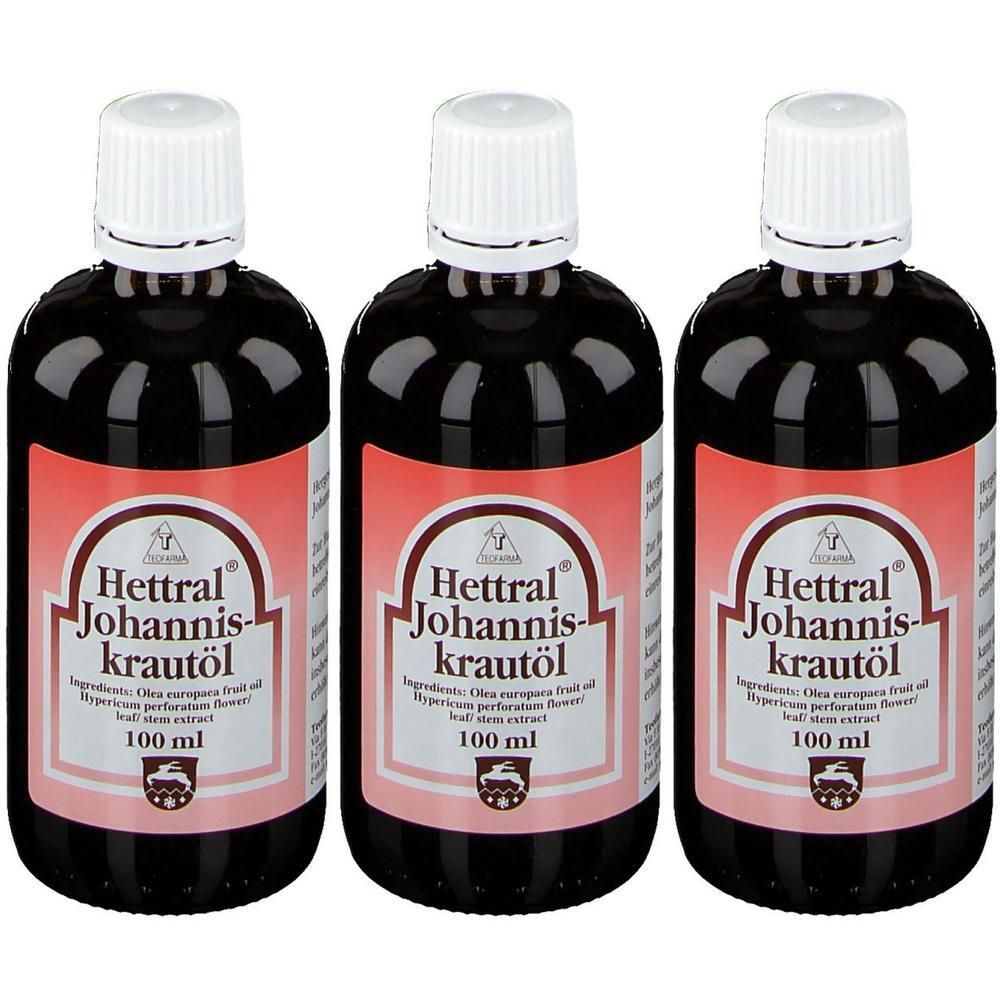 Hettral Johanniskrautöl x3 3x100 ml Öl