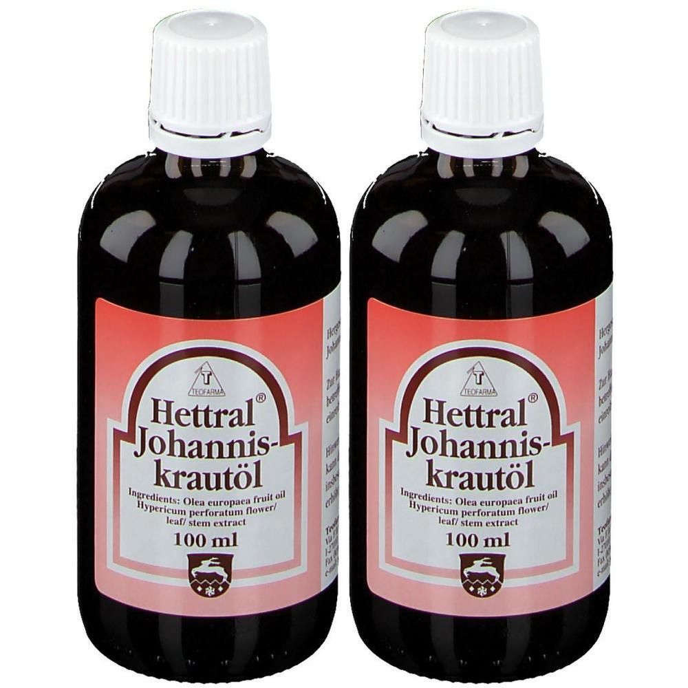 Hettral Johanniskrautöl x2 2x100 ml Öl