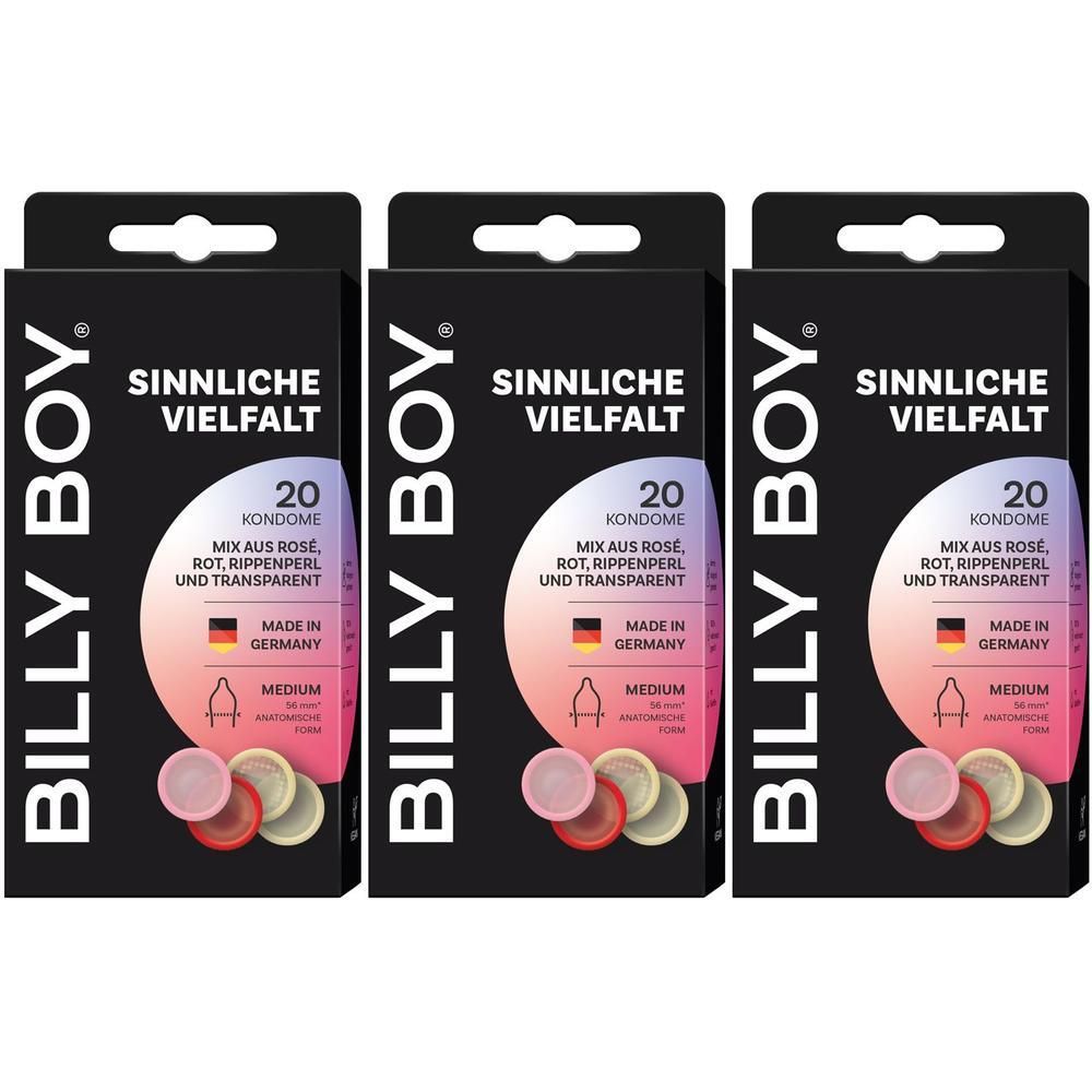 Billy BOY sinnliche Vielfalt x3 3x20 St Kondome
