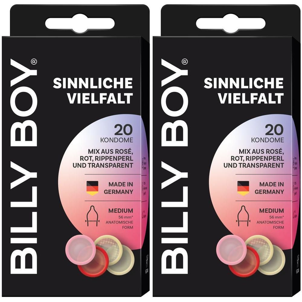 Billy BOY sinnliche Vielfalt x2 2x20 St Kondome