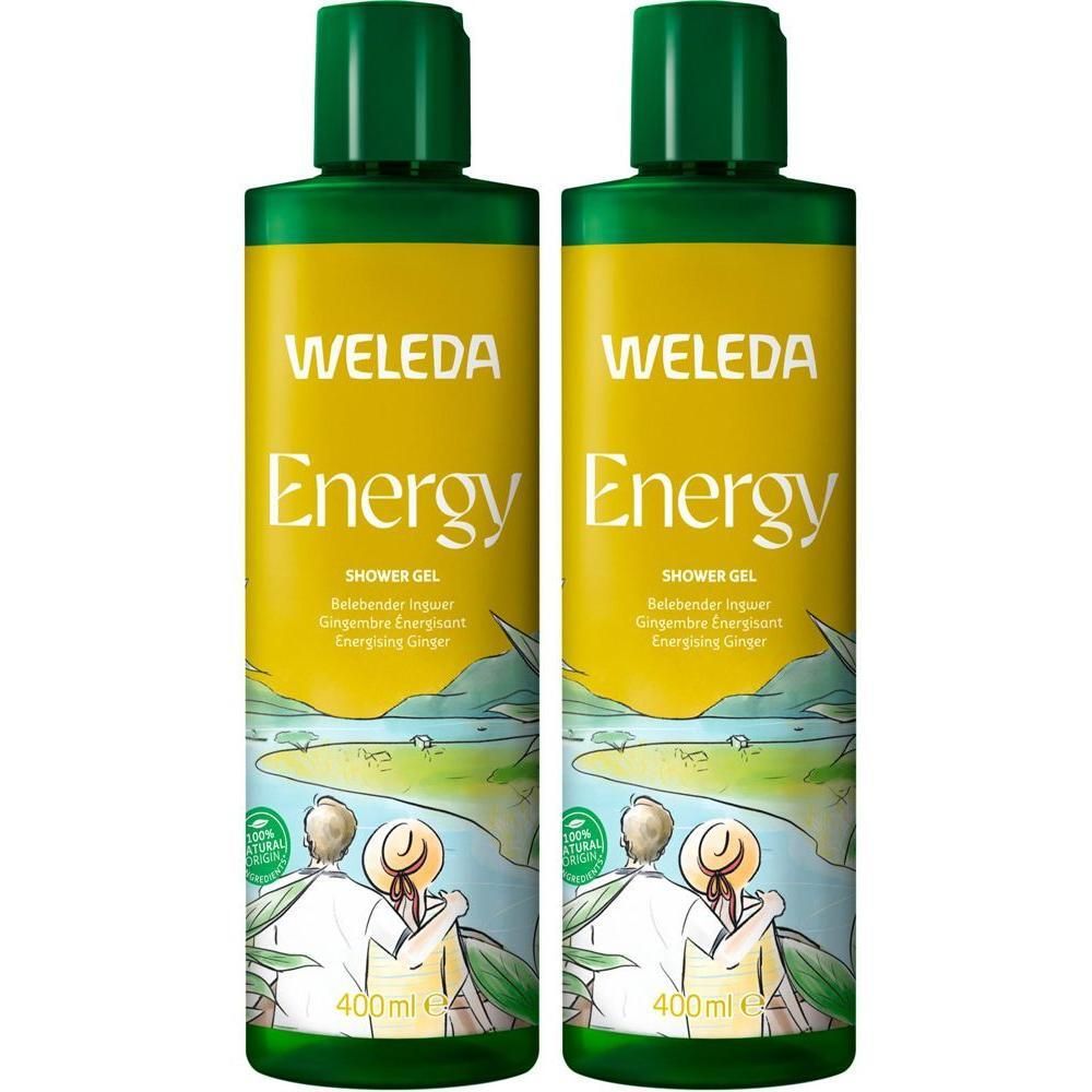 Weleda Energy Shower Gel Ingwer x2 2x400 ml Duschgel