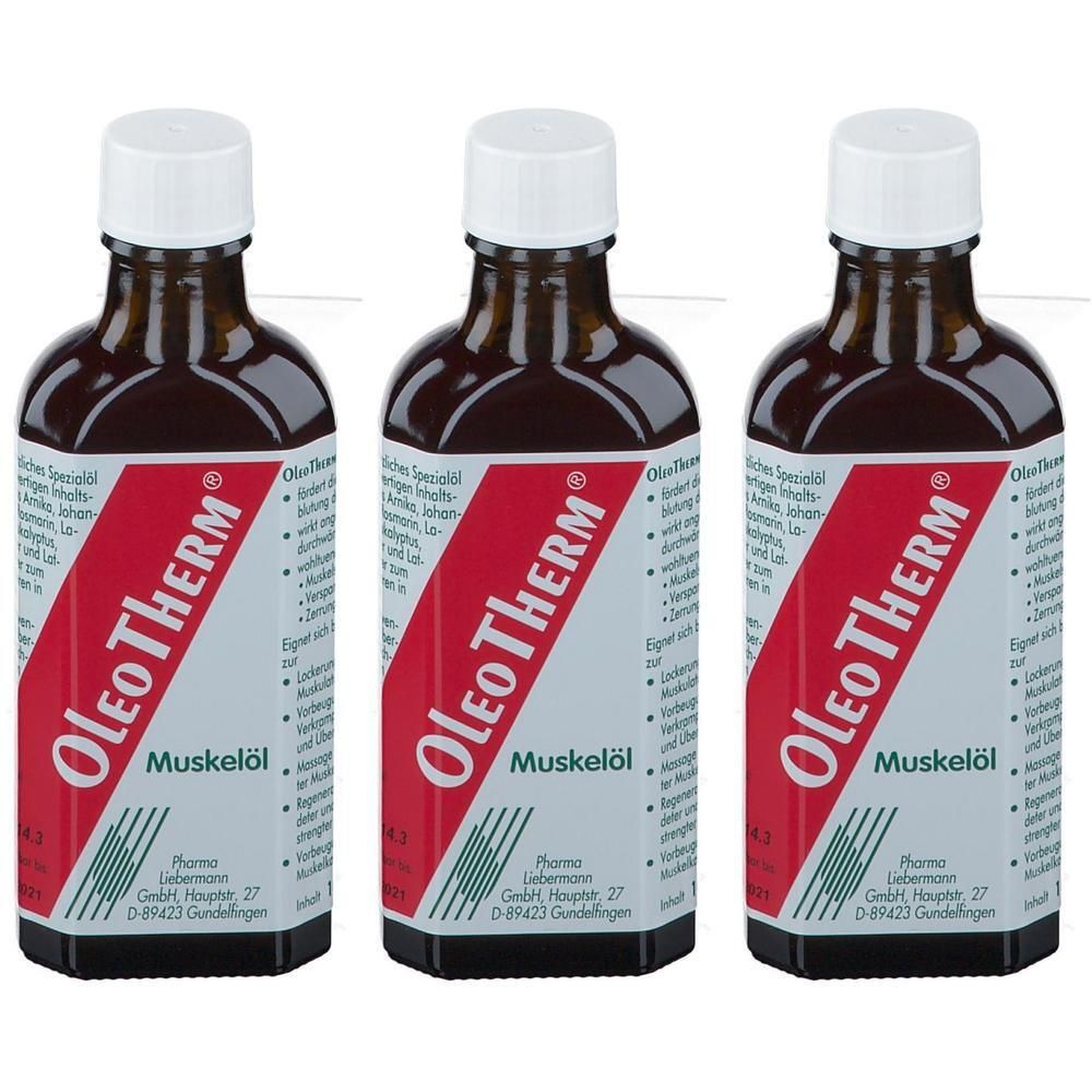 Oleotherm Muskelöl x3 3x100 ml Öl