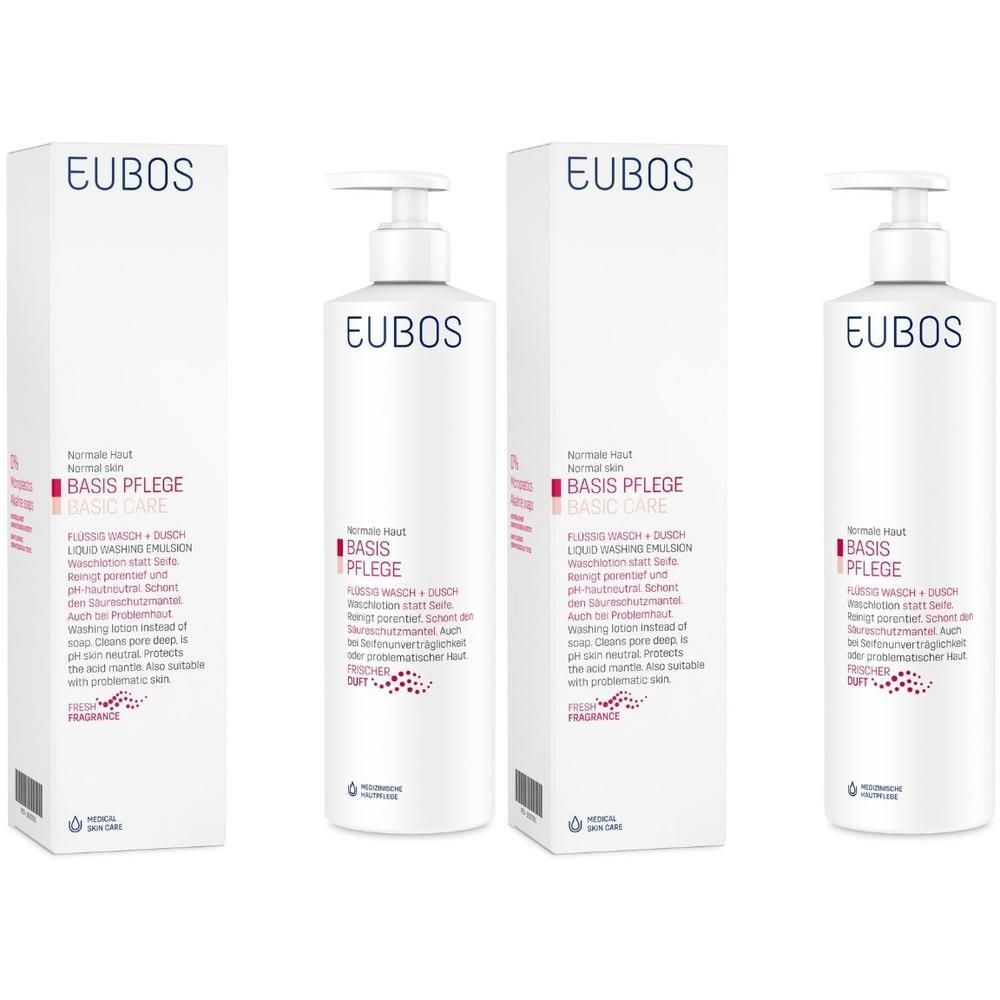 Eubos Flüssig rot m.frischem Duft m.Dosiersp. x2 2x400 ml Flüssigkeit