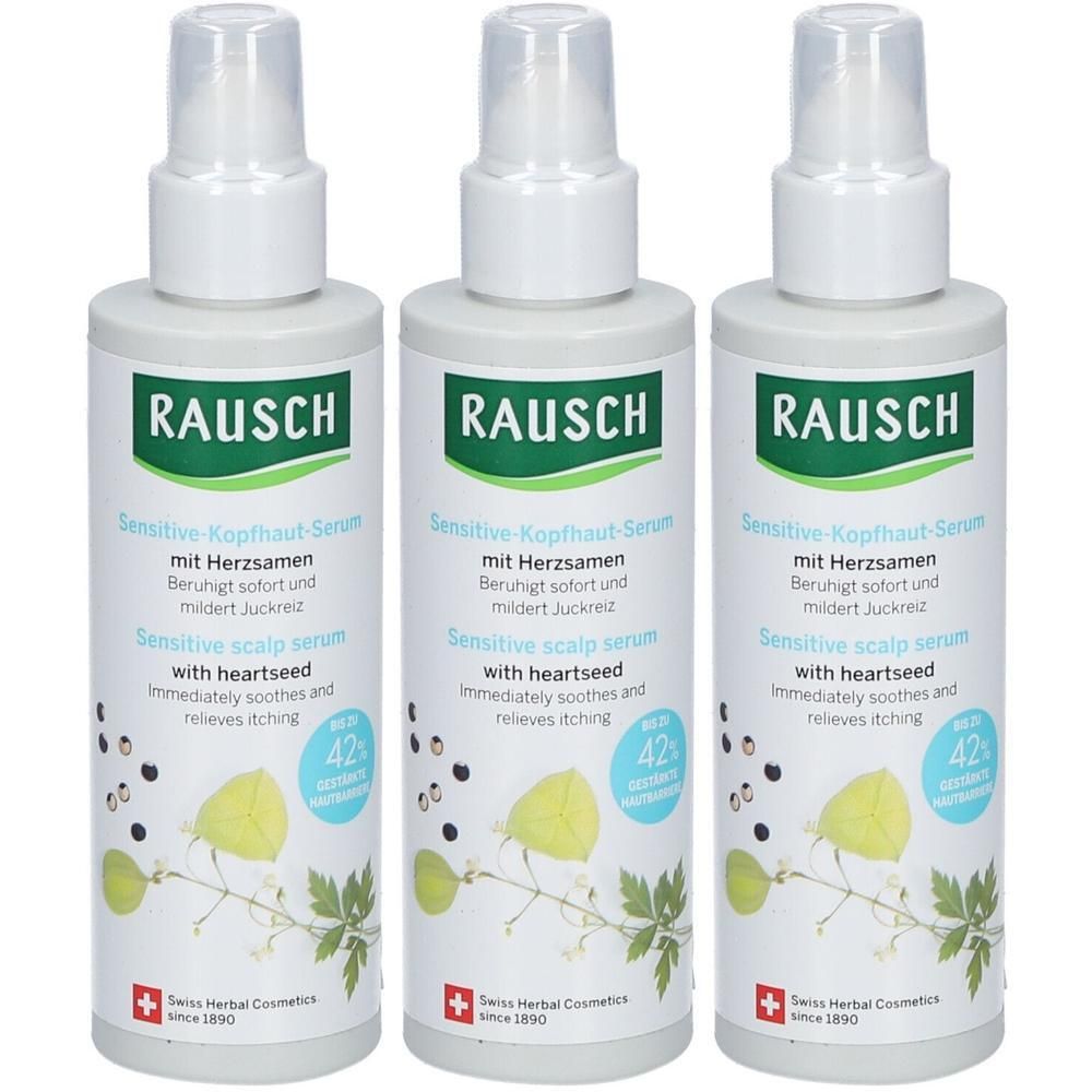 Rausch Sensitive-Kopfhaut-Serum mit Herzsamen x3 3x100 ml Flüssigkeit