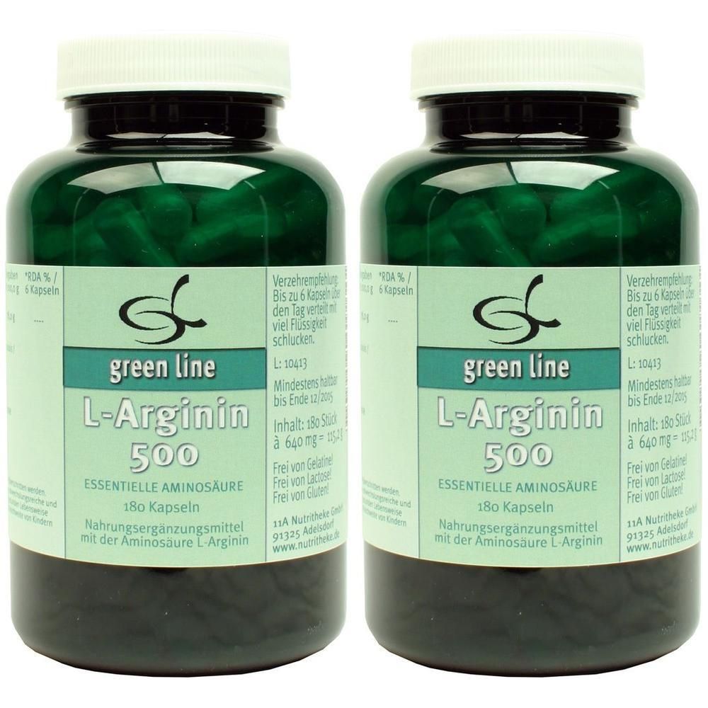 green line NUTRITHEKE L-Arginin 500