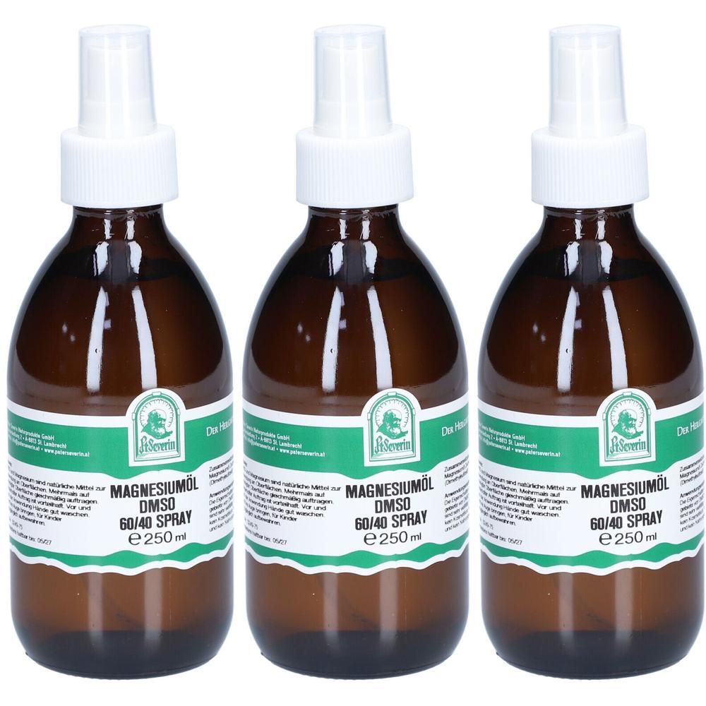 Magnesiumöl Dmso 60/40 Spray x3 3x250 ml
