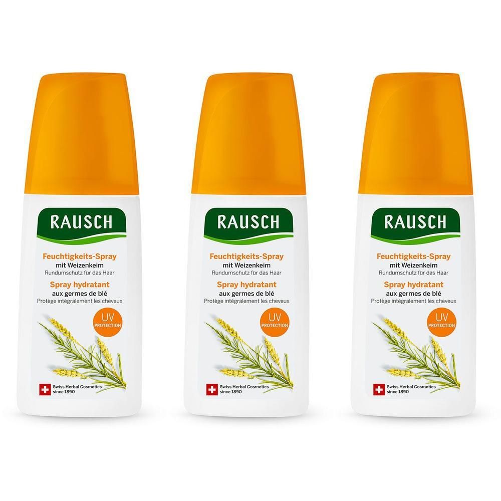 Rausch Feuchtigkeits-Spray mit Weizenkeim x3 3x100 ml Spray