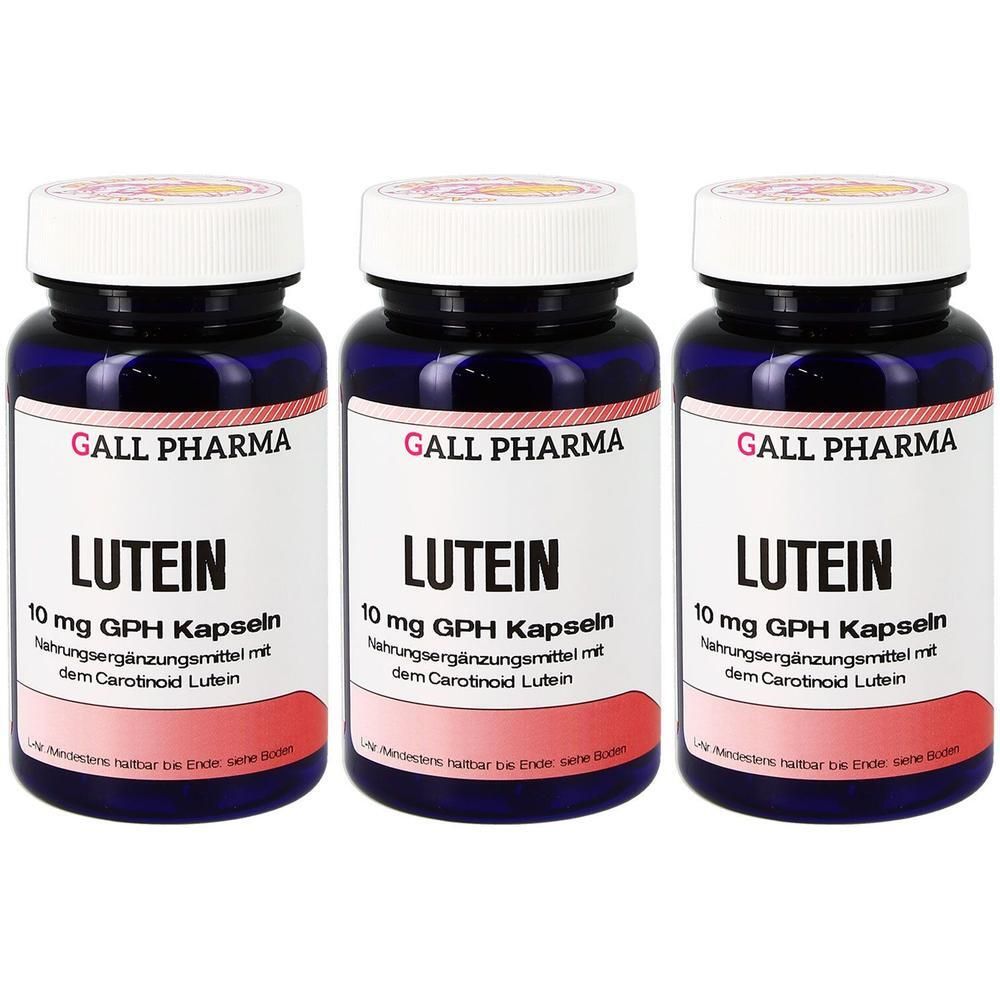 Lutein 10 mg GPH Kapseln x3 3x180 St