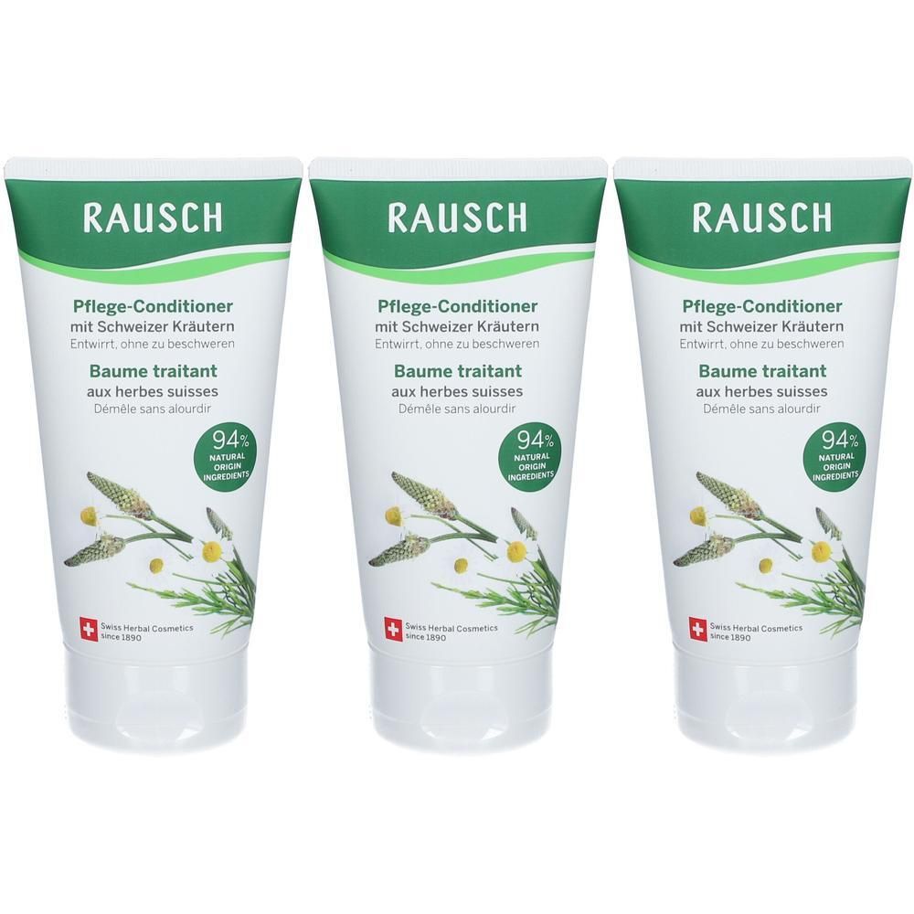 Rausch Pflege-Conditioner mit Schweizer Kräutern x3 3x150 ml Haarspülung