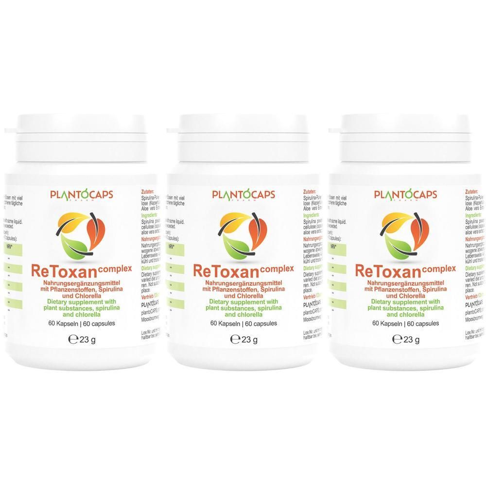 Plantocaps ReToxan complex Kapseln x3 3x60 St