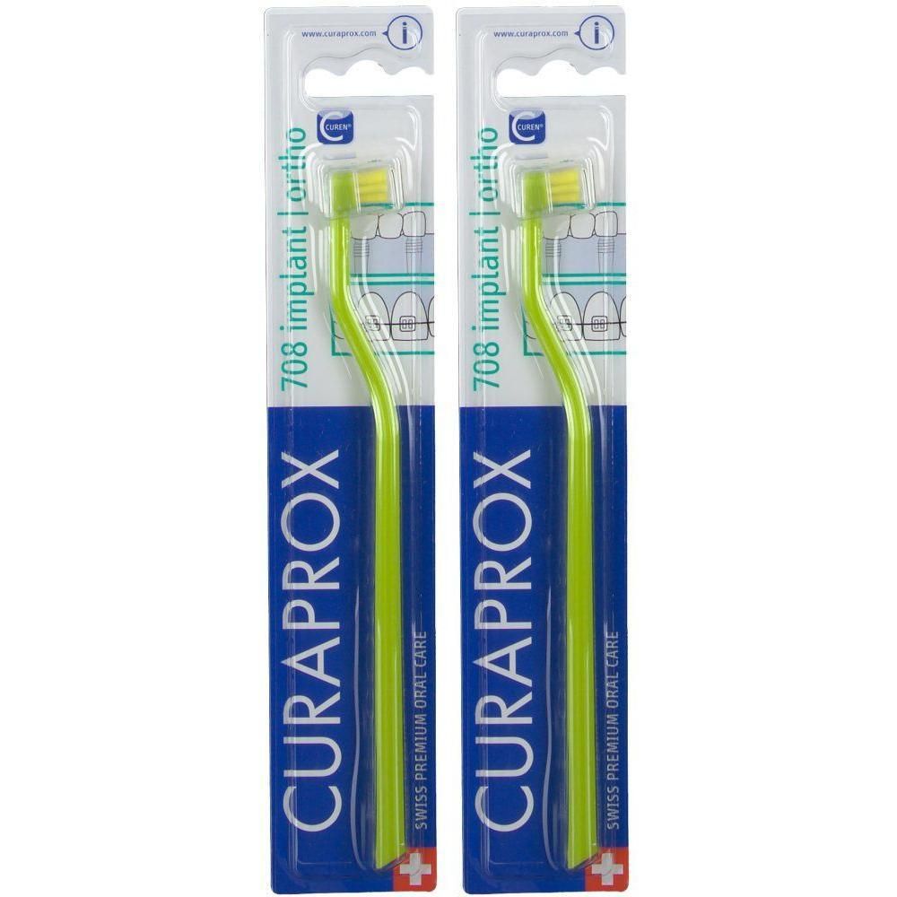 Curaprox CS 708 implant/ortho Zahnbürste x2 2x1 St