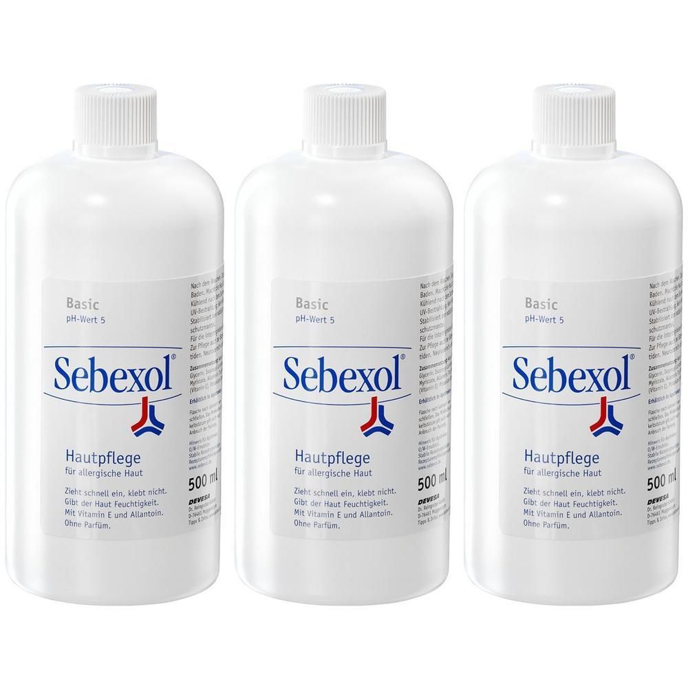 Sebexol Basic Rezepturgrundlage Emulsion x3 3x500 ml