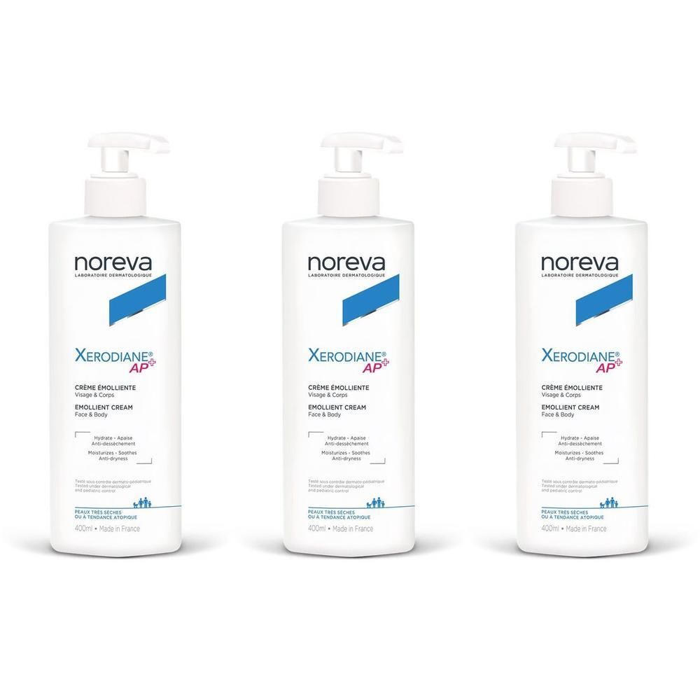 Noreva Xerodiane AP+ Creme x3 3x400 ml