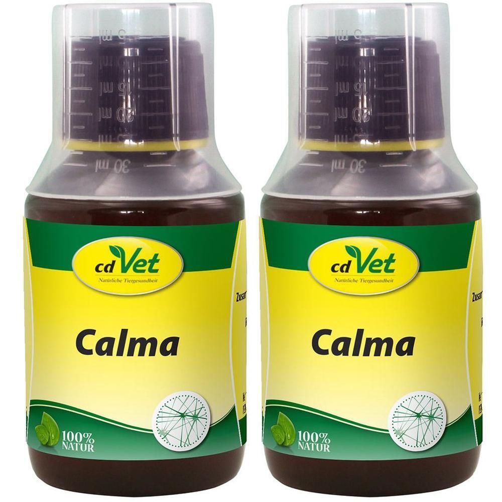 Calma flüssig f.Hunde/Katzen/Pferde x2 2x100 ml Flüssigkeit