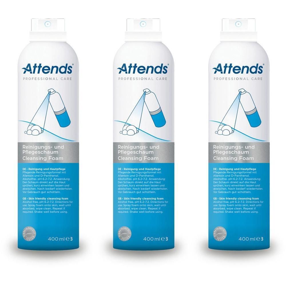 Attends Professional Care Reinig.Pflegeschaum x3 3x400 ml Schaum