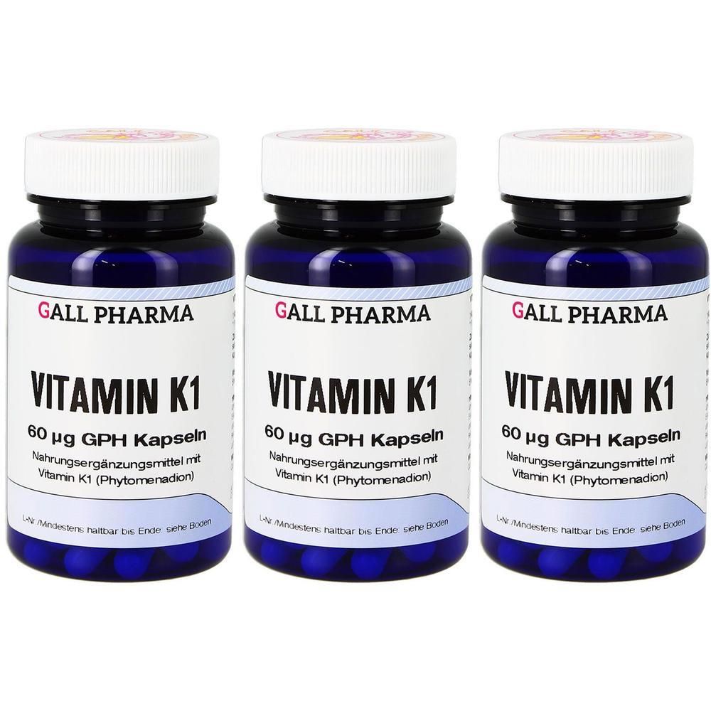 Vitamin K1 60 µg GPH Kapseln x3 3x180 St